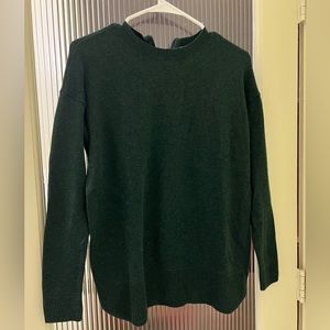 Dark green long sleeve sweater